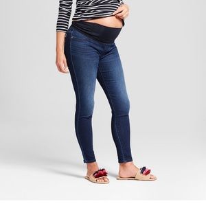 Isabella crossover skinny maternity jeans